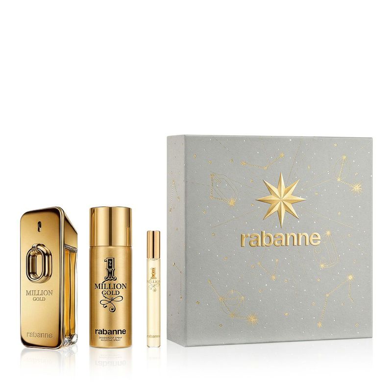 SET Rabanne Million Gold EDP Intens 100 ml + EDT MINI 1 Million 10 ml + DEO VAPO 1 Million 150 ml