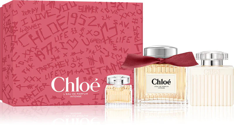 SET Chloé Chloé L'Eau de Parfum Intense EDP Intense 100 ml + EDP Intense MINI 5 ml + Loțiune de corp 100 ml