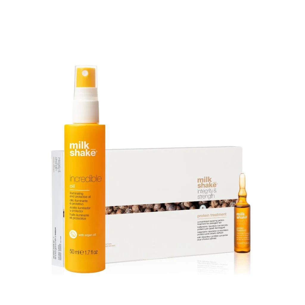 Set Rituals MilkShake Repair & Protection - Fiole 8x10ml si Ulei Reparator 50ml