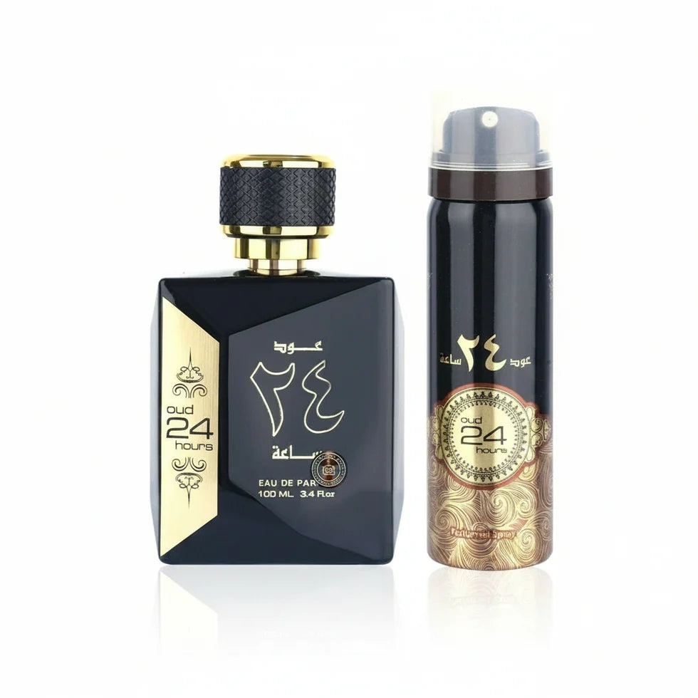 ARD AL ZAAFARAN SET Oud 24 Hours EDP 100ml + Deodorant Spray 50ml