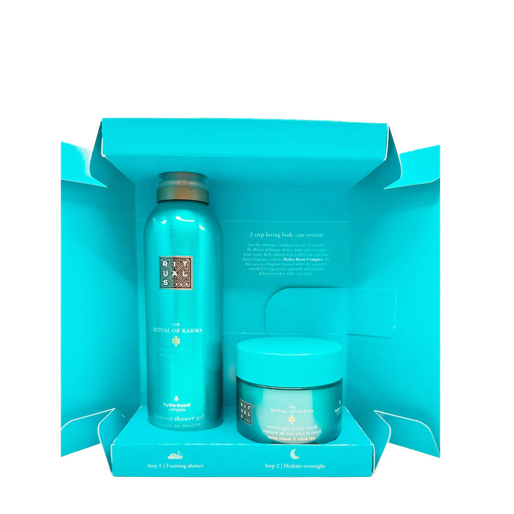 SET Rituals The Ritual of Karma Body Care Set - Spuma de Dus 200ml + Scrub Corporal 125g