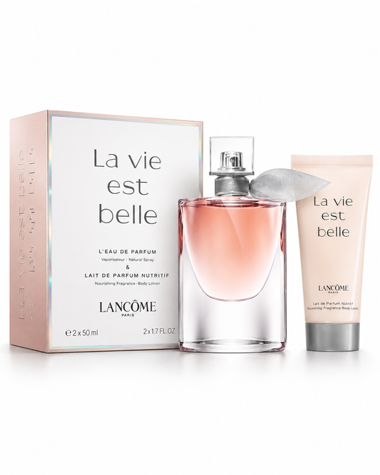 SET Lancôme La vie est belle 50ml EDP Refillable+50ml body lotion